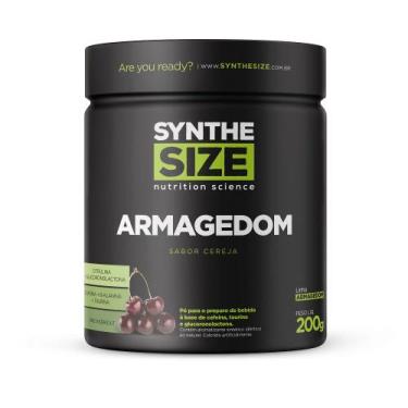 Imagem de Armagedom Pré Treino Sinthe Size Cereja 200G - Synthe Size Nutrition