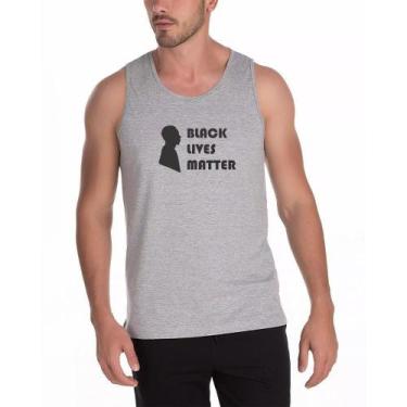 Imagem de Camiseta Regata Masculino Black Lives Matter Conforto - Ragor