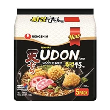 Imagem de Kit Lamen Coreano Udon Tempura Noodle Soup 118g - 5 pacotes