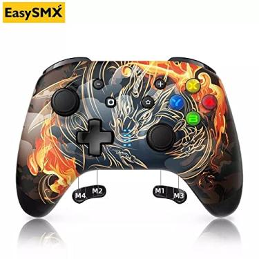 Imagem de Controle Sem Fio switch bluetooth Manete de video game controlador compatível com Nintendo Switch/ celular/PC Laptop/Steam, Giroscópio de 6 Eixos