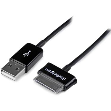 Imagem de StarTech. com 2 m Dock conector para cabo USB para Samsung Galaxy Tab - cabo Galaxy tablet - cabo Samsung Tab (USB2SDC2M)