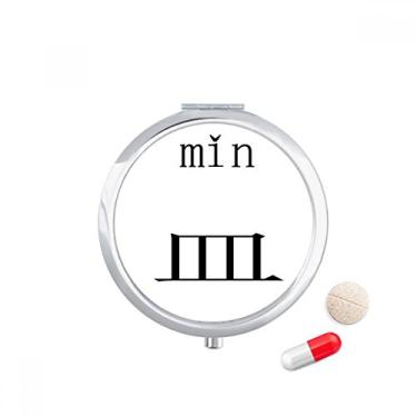 Imagem de Porta-comprimidos, componentes chineses, porta-comprimidos, caixa de armazenamento de remédios