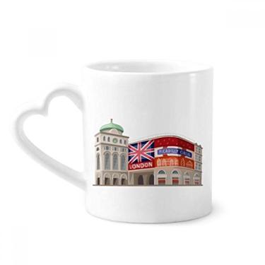 Imagem de Caneca de pintura de arquitetura Britain UK London Coffee Ceramic Drinkware Glass Heart Cup