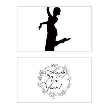 Imagem de Peacock Dance Dancer Art Sports New Year Festival Greeting Card Bless Message Gift