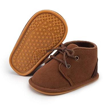 Imagem de Mybbay Tênis de lona com sola macia para bebês e meninas, cano alto, cano alto, bota para bebês, recém-nascido, pré-caminhada, primeiro bebê, 05 Black+white Laced, 6-12 Months Infant