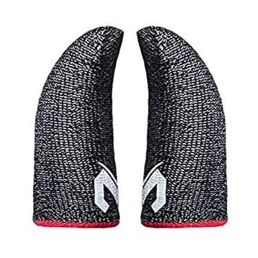 Imagem de Manga de dedo elástica com tela sensível ao toque, mangas de dedo para jogos, manga de dedo para controle de jogo móvel, berço de dedo antisuor respirável e sem costura para jogos de celular