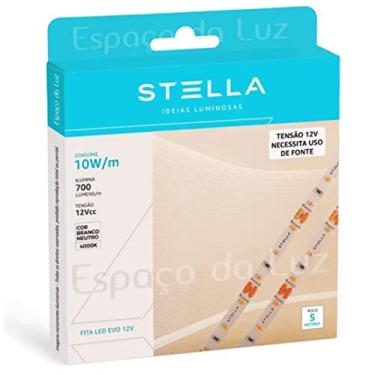 Imagem de STELLA FITA LED ECO 10W/M 12V IP20 4000K STH7814/40 BRANCO NEUTRO