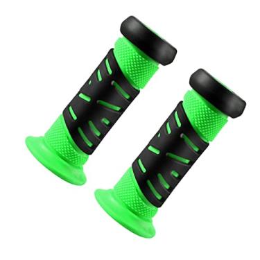 Imagem de Dynwave Punhos de alça de bicicleta para crianças macios antiderrapantes para guiador de bicicleta para bicicletas de de infantil, VERDE