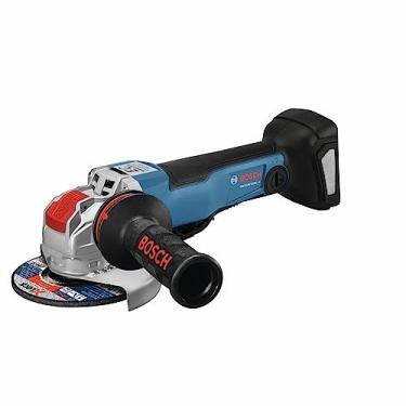 Imagem de BOSCH GWX18V-50PCN 18V X-LOCK EC Brushless Connected-Ready 4-1/2 pol. – 5 pol. Rebarbadora sem interruptor de bloqueio (ferramenta nua), preto, azul, cinza