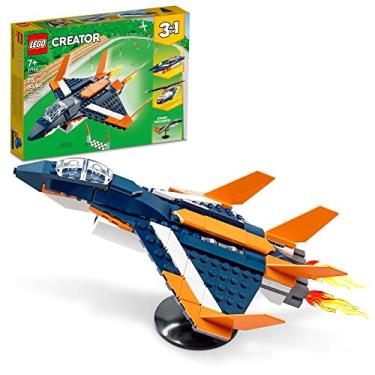 Imagem de 31126 LEGO® Creator 3em1 Jato Supersônico; Kit de Construção (215 peças)