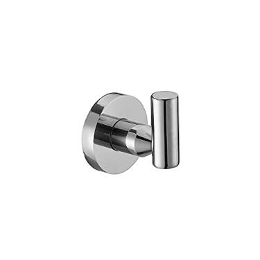 Imagem de Prateleira de vidro para banheiro de aço inoxidável 304 Suporte para sabonete Toalheiro Barra de parede Cabide de escova de banheiro, gancho para roupão