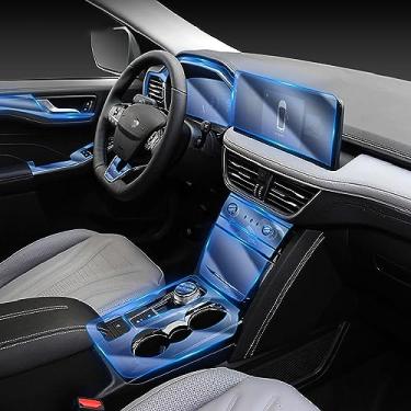 Imagem de LAVIYE Interior do carro GPS navegador central console invisível terno TPU película protetora Anti-risco filme LHD RHD, para Ford Regen 2020-2023