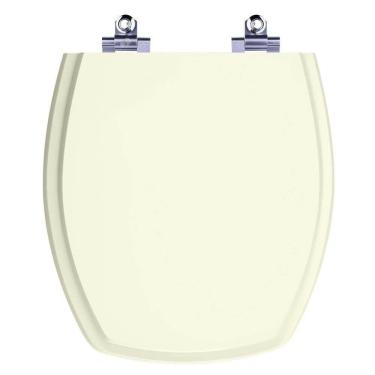 Imagem de Assento Sanitário Laqueado Soft Close Thema Biscuit (bege claro) para vaso Incepa 6lpf