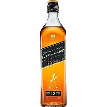 Imagem de Whisky Escocês Importado JOHNNIE WALKER Black Label 12 Anos Garrafa 1 Litro