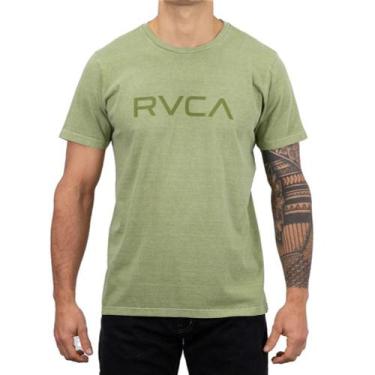 Imagem de Camiseta Rvca Big Rvca Pigment Masculina Verde Escuro