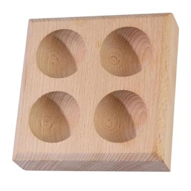 Imagem de Uonlytech Suporte Para Ovos De Madeira Geladeira Suporte Para Ovos De Cerâmica Bancada Bandeja Para Ovos Apimentados Ovos 18 Suporte Para Ovos Suporte Para Ovos De Bancada Bandeja