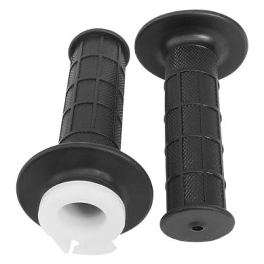 Imagem de YOFMOO Guiador universal de 22 mm com cabo de 22 mm compatível com Pit Dirt Pocket Super Mini Bike Chopper Scooter ATV Quad Buggy Moped GY6 XR50 XR70 CRF50 CRF70 Suzuki Taotao