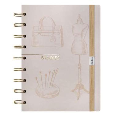 Imagem de Caderno Médio Profissões Moda com 110 Folhas Studies