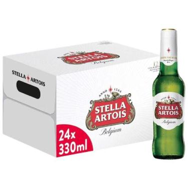 Imagem de Cerveja Stella Artois Long Neck 330ml - Pale Lager 5,0% - Dourada