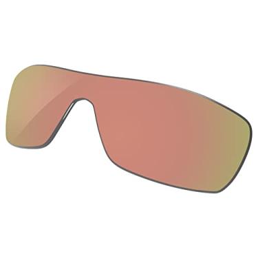Imagem de Galvanic Lentes de substituição para óculos de sol Oakley Batwolf OO9101 – Blush Gold Polarizadas