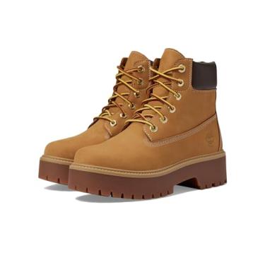 Imagem de Timberland Bota feminina impermeável Stone Street 15 cm, Nobuck de trigo, 10