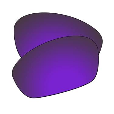 Imagem de EZReplace Lentes de reposição para óculos de sol Oakley Monster Dog (lentes polarizadas) – Serve para armação Oakley Monster Dog (azul violeta)