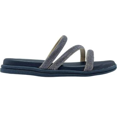Imagem de Tamanco Feminino Casual Papete Tiras com Strass Beira Rio 8488.108