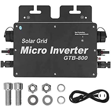 Imagem de Microinversor de grade solar, 400w, 600w, 700w, 800w, 1200w, controle wi-fi, 120v, 230v, identificação automática, microinversor de potência, 800w