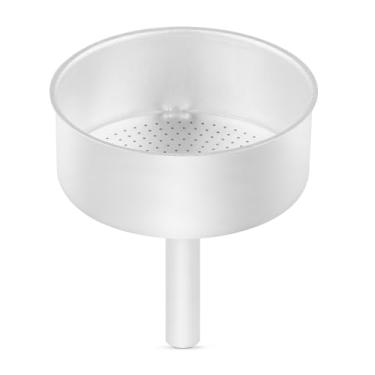 Imagem de wedrink Filtro de funil de reposição Moka para máquina de café expresso de alumínio, cesta de filtro para cafeteira de café expresso (9 xícaras)