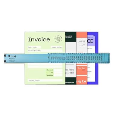 Imagem de C-Line Classificador geral de documentos de plástico, tamanho de letra, 32 divisões, 7,6 x 59,8 cm, azul (30532)