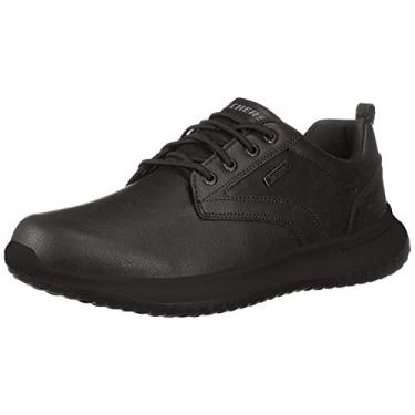 Imagem de Skechers Delson-Antigo Oxford masculino, Bbk de couro preto, 14