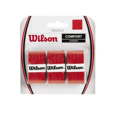 Imagem de Kit 3 Overgrip Profile Comfort Multiuso Protetor De Raquetes Guidão Texturizado Wilson