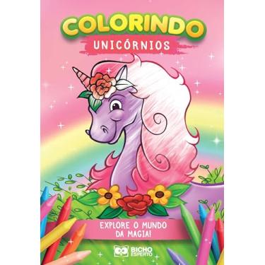 Imagem de Solapa Grande de Ler e Colorir - Unicórnios e Seus Amigos (pct com 10 livros diferentes)