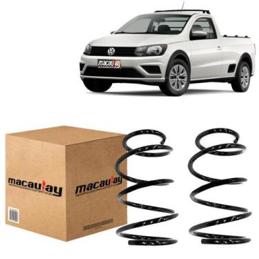 Imagem de Par Molas Traseira Blindada - Vw Saveiro - Todos - Macaulay