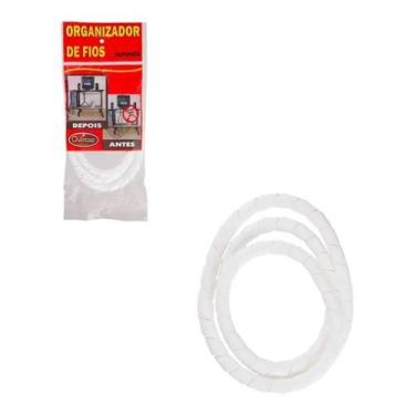 Imagem de Organizador de Fios 10mm x 1m Branco - Overtime