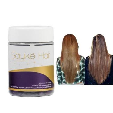 Imagem de Capsula Anti Queda Capilar E Cresce Cabelo E Unha Sauke Hair - Sauke B
