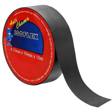 Imagem de Fita Isolante Antichama 10 Metros 19mm Uso Geral Isoflex