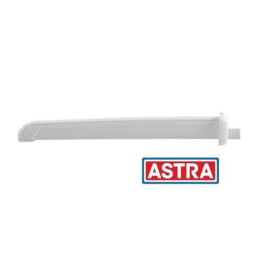 Imagem de Cano tubo braço ligacao chuveiro capa proteção 40cm astra, Branca