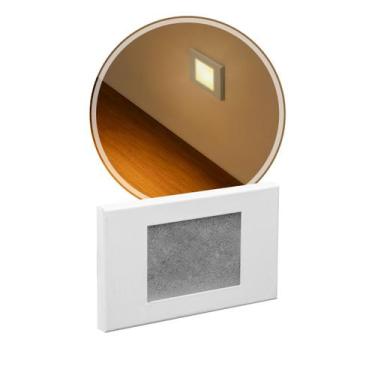 Imagem de Balizador Embutir Parede Escada Caixa 4x2 BRANCO St1314 - Starlumen