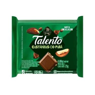 Imagem de Chocolate Talento Castanha do Pará 25g Embalagem com 15 Unidades - Nes
