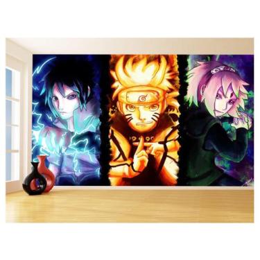 Imagem de Papel De Parede Anime Naruto Mangá Desenho Art 3,5M Nrt06 - Você Decor