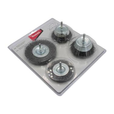 Imagem de Conj. de Escovas de Aço C/ 4 Peças Makita D-65729 Original