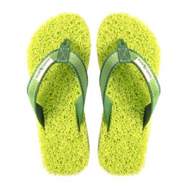 Imagem de Chinelo Sport Fascite Plantar Castellane Feminino, Verde limão, 35/36