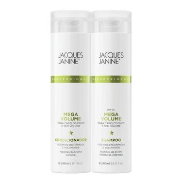 Imagem de Kit Jacques Janine Mega Volume Shampoo Condicionador 240ml, Kit