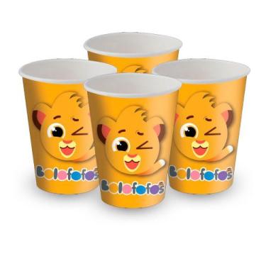 Imagem de 8 Decoração Copos Bolofofos lembrancinhas aniversário - Fastcolor