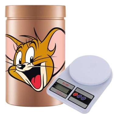 Imagem de Kit Pote de armazenamento Jerry + Balança Digital de cozinha - Mormino