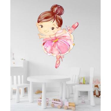 Imagem de Adesivo de Parede Bailarina Aquarela - Lojinha da Luc Adesivos