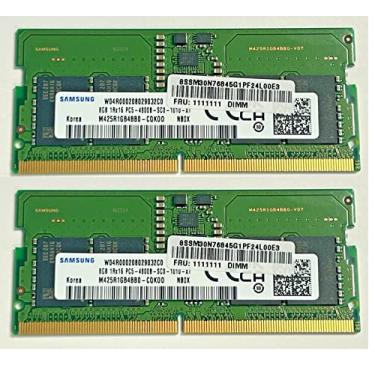 Imagem de Memória RAM para laptop Samsung 16GB (8GBX2) DDR5 4800 MHz PC5-38400 SODIMM (M425R1GB4BB0) OEM