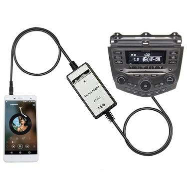 Imagem de Yomikoo Adaptador AUX, entrada auxiliar de áudio do carro cabo auxiliar de 3,5 mm para Honda Accord 2003-2011, Civic 2006-2010, CR-V 2004-2011, Odyssey 2005-2010, Pilot 2006-2011, TSX 2004-20111111, MD. X 2005 -2006
