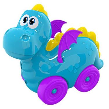 Imagem de Dragossauro Dragao Dinossauro Infantil Bate Asas - Jp Brink, Azul